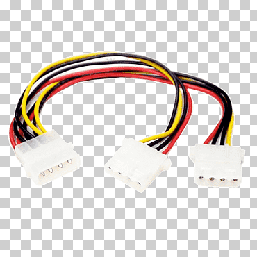 cable de alimentación serial del poder del ata ata del cable eléctrico del conector del molex, adaptador, cable, conector eléctrico png