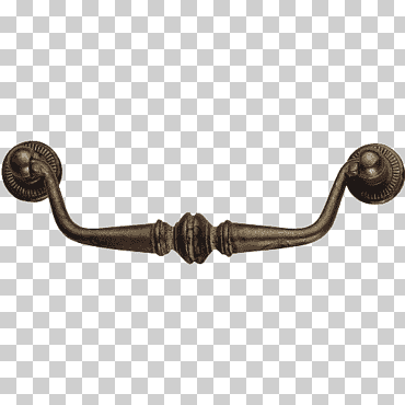 Tirador de latón para puerta, mueble de latón, cocina, baño, material png