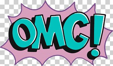 ¡Dios mio! pegatina, comics globo de diálogo cómic dibujos animados, diálogo de elementos de nube de explosión, púrpura, texto, nube png