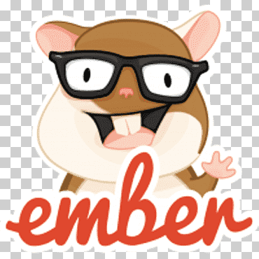 ember.js javascript logo angularjs software development, sublime text icon, mamífero, carnivoran, logo png