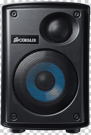 altavoz altavoz de la computadora componentes del corsario altavoces de la computadora computadora personal, altavoces de audio, electrónica, altavoz, subwoofer para coche png
