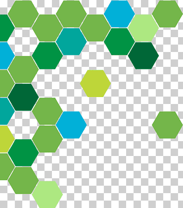 Círculo geométrico abstracto verde, patrón de panal verde y azul, ángulo, anillo, rectángulo png