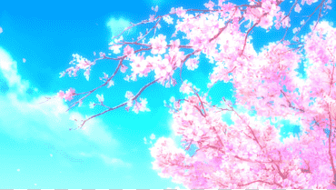 video anime samsung galaxy note 3 de alta definición, sakura, azul, nube, atmósfera png