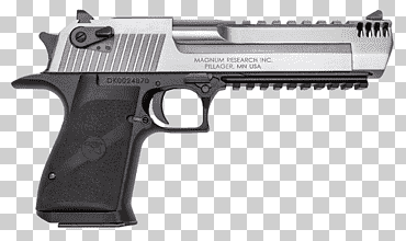 imi desert eagle .50 action express magnum research .50 calibre pistolas, arma de fuego, pistola, airsoft, munición png