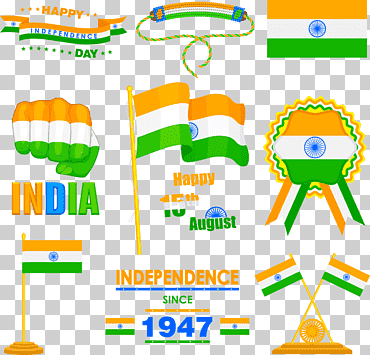 Bandera de la India collage, movimiento de independencia indio día de la independencia india bandera de la india, bandera de la india, bandera, texto, India png
