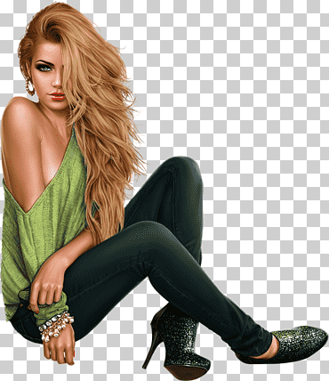 mujer 3d computer graphics, mujer, Gráficos 3d por computadora, gente, zapato png