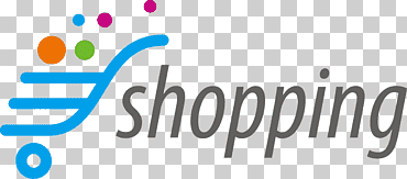texto de compras, logotipo de compras, diseño de logotipo de compras, otro, bandera, plantilla de diseño de logo gratis png