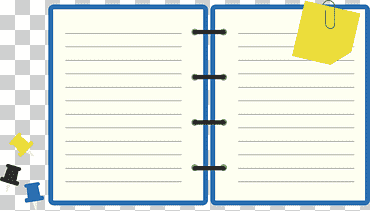 diario de papel, cuaderno, diverso, modelo, azul png
