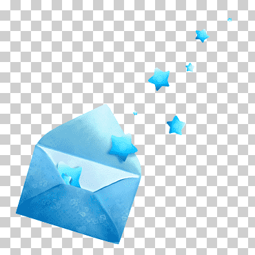 sobre carta, cargando sobres estrellas, diverso, azul, estrellas png