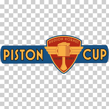 logo etiqueta autoadhesiva coches, piston cup, texto, coche, pistón png