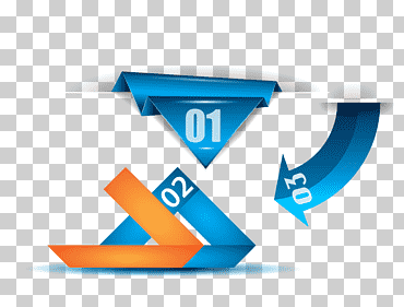 azul y naranja, ppt de negocios, infografía, modelo, azul png