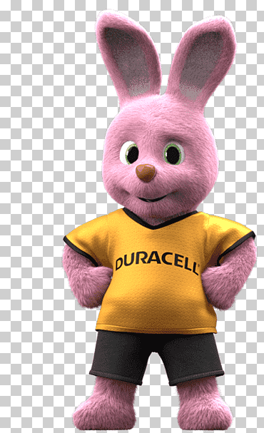 adaptador de ca batería duracell batería recargable portátil, duracell bunny, vertebrado, adaptador, material png