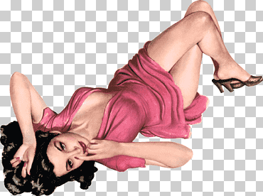 mujer en vestido rosa, pin-up girl leo zodiac signo astrológico mujer, pin up, mano, póster, brazo png