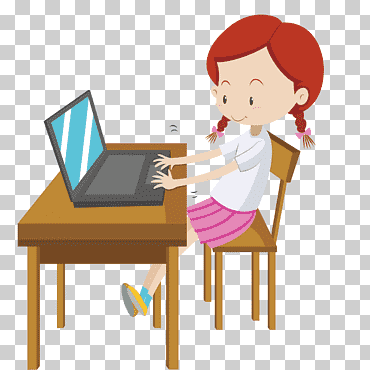 computadora portátil niña, computadora de niños, Red de computadoras, mueble, fotografía png