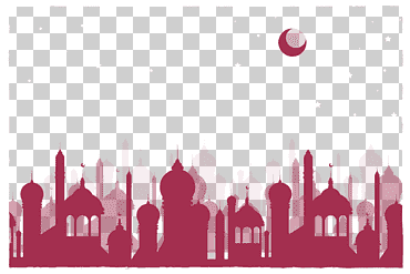 Mezquitas y estrellas con ilustración de luna creciente, Islam musulmán, Islam, texto, corazón, feliz cumpleaños vector imágenes png