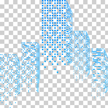 Edificio, diseño de edificio urbano abstracto, arte de construcción pixelizado, azul, ángulo, edificio png