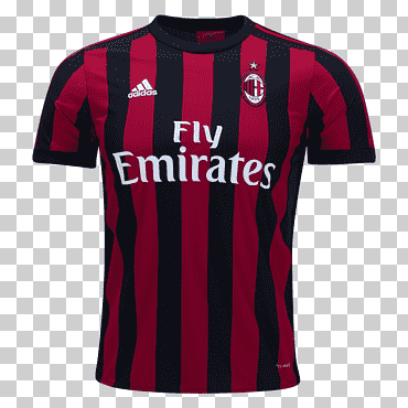 C.A. milan primavera camiseta jersey, camiseta, camiseta, equipo, camisa activa png