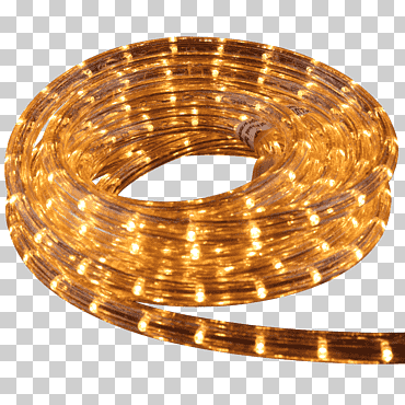 la luz de la cuerda llevó la luz de la tira luz del diodo emisor de luz que encendía la lámpara, cuerda, linterna, técnica, oro png