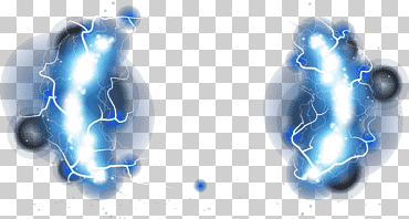 organismo azul, efecto rayo azul, azul, blanco, efecto png
