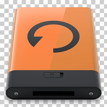 Dispositivo electrónico inalámbrico rectangular de acero negro y naranja, dispositivo electrónico multimedia dispositivo, copia de seguridad naranja b, artilugio, electrónica, dispositivo electronico png