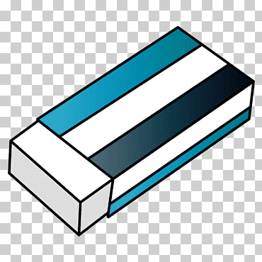 borrador de papelería, escritura, implemento, borrador, ángulo, rectángulo, dibujos animados png