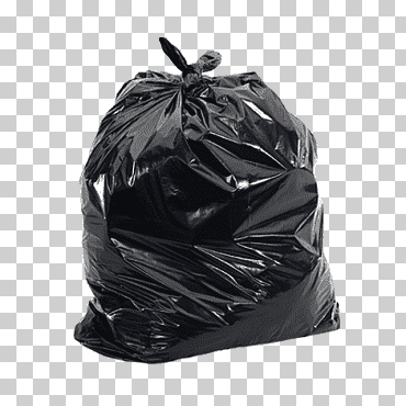 una bolsa de basura, negro, bolso, pantalón png