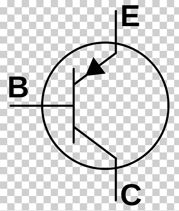 npn bipolar unión transistor pnp tranzistor símbolo electrónico, bipolar, ángulo, electrónica, blanco png
