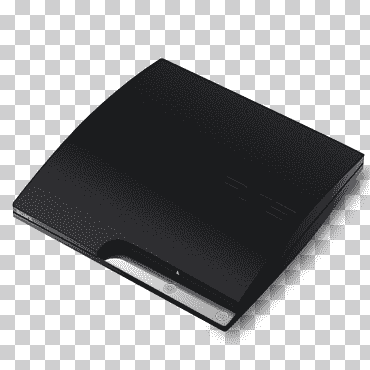 negro sony ps3 slim, dispositivo electrónico multimedia electrónica accesorio unidad de disco óptico, ps3 slim hor, juego, electrónica, Gráficos 3d por computadora png