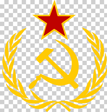 Unión soviética, comunismo de la hoz y el martillo, logotipo de la unión soviética, hoja, simetría, diseño png