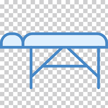 terapia del balneario de los iconos del ordenador de la tabla del masaje, diverso, azul, ángulo png