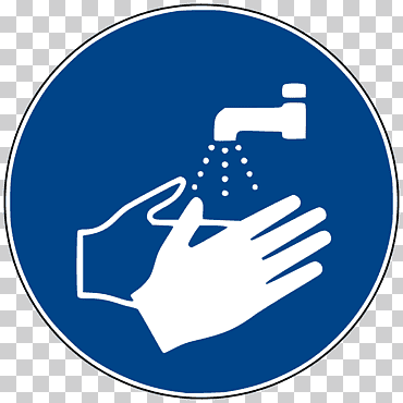 símbolo de lavado de manos, símbolo, diverso, azul, mano png