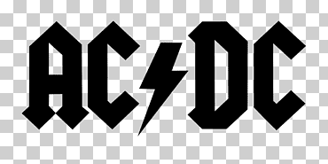 ac / dc acdc lane logo conjunto musical, ac dc, AC/DC, carril acdc, logo png