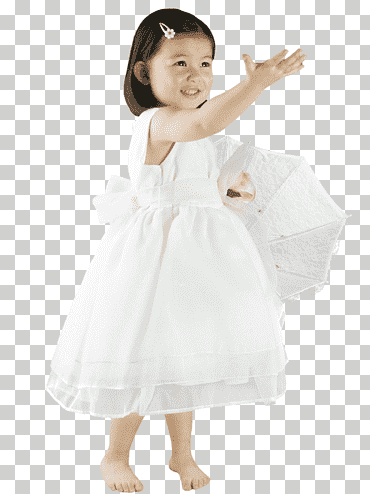 vestido de fiesta vestido de novia niña de las flores vestido, vestido, ángulo, blanco, niño png