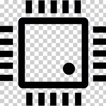 Computer Icons Central processing unit Microprocessor, processor, white, electronics, text png
