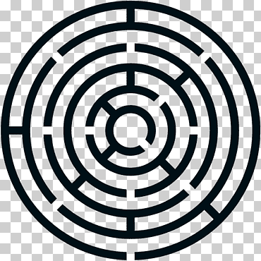 círculo laberinto laberinto, círculo, logo, simetría, forma png