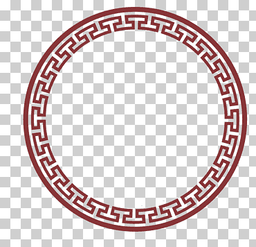 frontera de estilo chino clásico círculo, cuadro, frontera clásica, borde redondo png