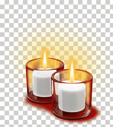 Dos velas blancas, pastel de cumpleaños vela ligera, velas., formatos de archivo de imagen, objetos, naturaleza png
