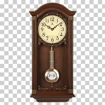 Reloj de péndulo marrón a las 10:09 ilustración, mesa de reloj de péndulo reloj de la chimenea de cuarzo, campana de reloj de pared vintage, reloj digital, frontera vintage, vintage floral png