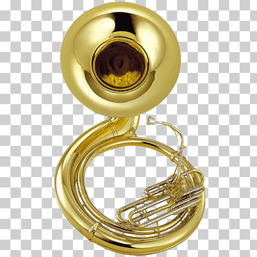 sousaphone instrumentos musicales instrumentos de latón banda de música tuba, instrumentos musicales, Instrumento de cobre, saxofón, metal png