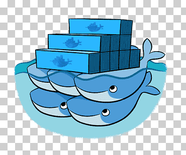 Docker Kubernetes Computer cluster نشر البرامج DevOps ، حاوية, شبكة الكمبيوتر, الحوسبة السحابية, النقل png