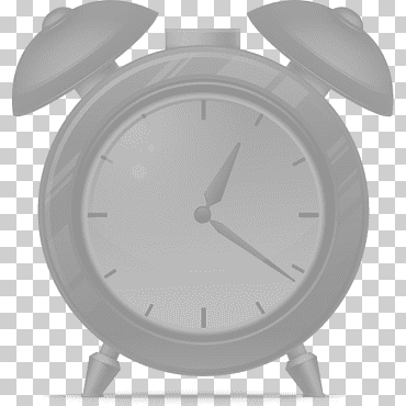 Reloj despertador blanco, reloj despertador accesorios para el hogar, reloj despertador desactivado, hora, teléfonos móviles, minutero png