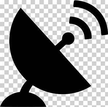 antenas de satélite plato iconos de la computadora, satélite, diverso, monocromo, silueta png