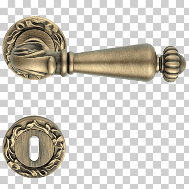 manija de la puerta de latón de bloqueo, latón, edificio, material, metal png