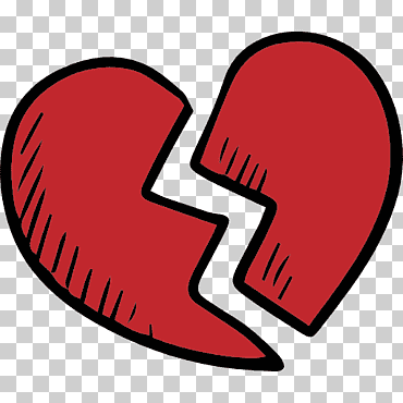 iconos de la computadora del corazón roto, corazón roto, amor, mano, corazón png