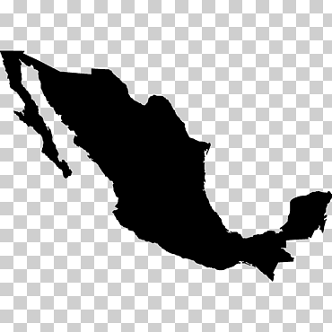 Mapa de México mapa en blanco, mapa, mano, monocromo, silueta png