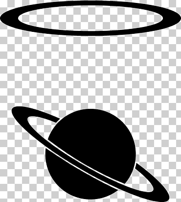 planeta tierra saturno tierra, monocromo, negro, sistema solar png