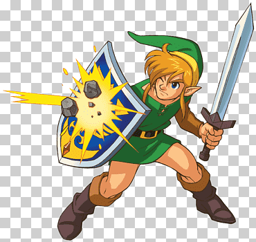 la leyenda de zelda: un enlace al pasado y cuatro espadas wii, enlace, Nintendo, videojuego, dibujos animados png