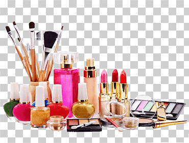 cosméticos de maquillaje, cosméticos de maquillaje, lápiz labial, cepillo png