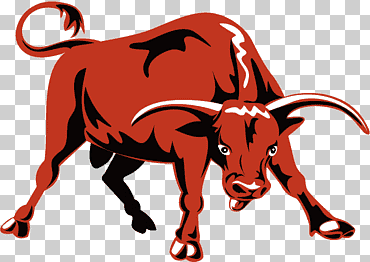 Logotipo del toro marrón, toro cargando buey, toro, mamífero, animales, familia de cabras de vaca png