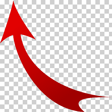 Ilustración de flecha roja curva, flecha curva, flechas curvas, ángulo, texto, símbolo png